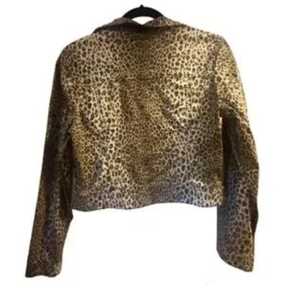 Cheetah Leopard Animal Print Lightweight Jacket by MEXX Womens Medium - Picture 9 of 11